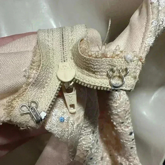 City Studio Womens Juniors Sleeveless Sequiened Lace Champagne Dress - Picture 9 of 14